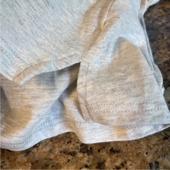 NWT Umgee Light Heather Gray Cotton Dress Sz M Pockets Soft Casual Comfortable - Picture 4 of 6